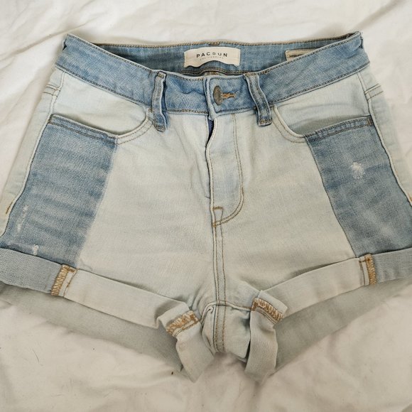 Pacsun Super Stretch Shorty Short Shorts - Picture 1 of 5